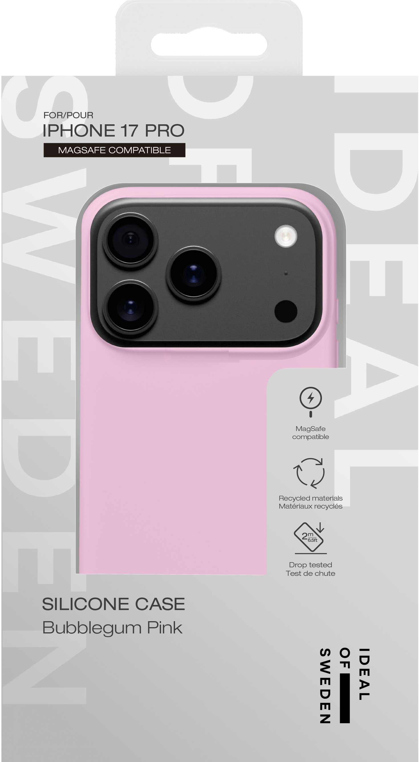 iDeal of Sweden Silicone Case MagSafe iPhone 17 Pro Bubblegum Pink – image 6