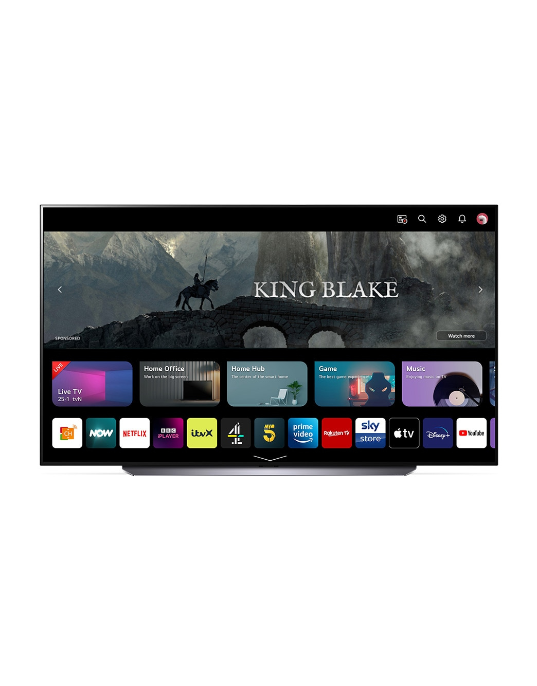 LG OLED evo C3 2.11 m (83") 4K Ultra HD Smart TV Wi-Fi Grey – image 2