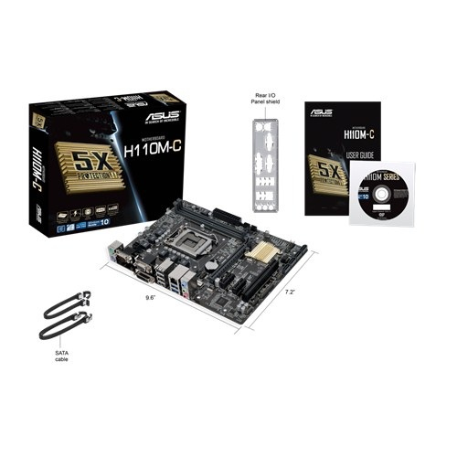 ASUS H110M-C/CSM motherboard Intel® H110 LGA 1151 (Socket H4) micro ATX – image 5