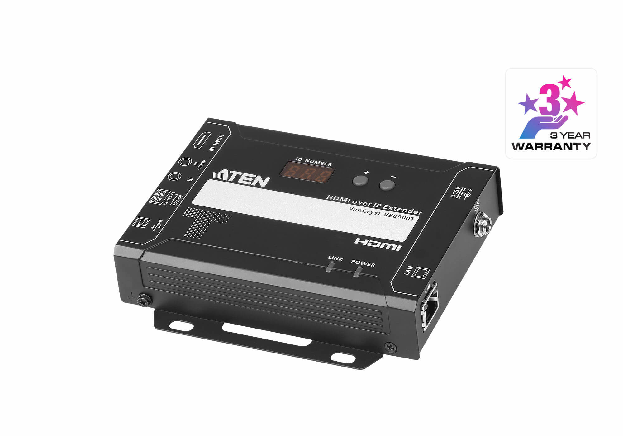 ATEN VE8900T AV extender AV transmitter Black