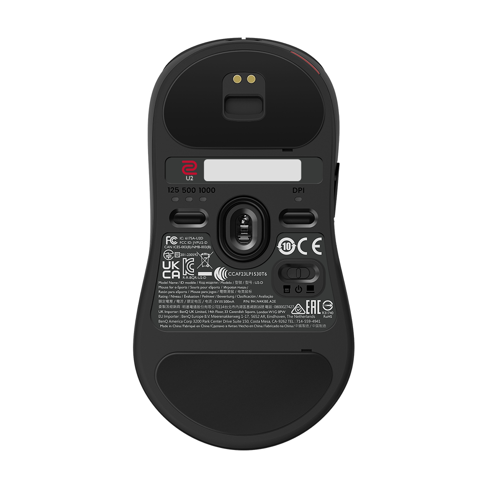 ZOWIE U2 mouse Gaming Ambidextrous RF Wireless Optical 3200 DPI – image 2