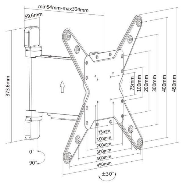 Nilox MB0544 TV mount/stand – image 2