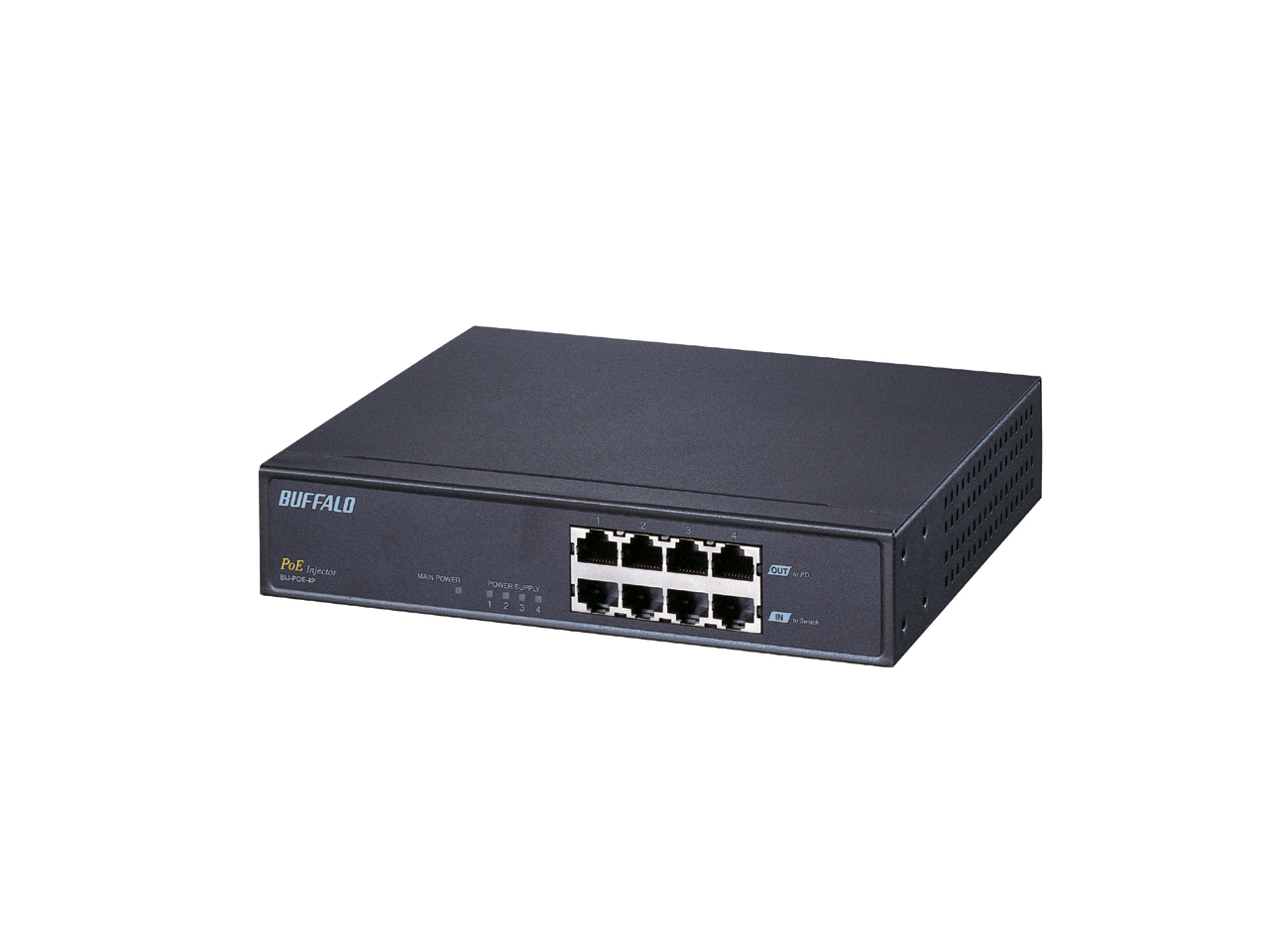 Buffalo BIJ-POE-4PR PoE adapter Fast Ethernet