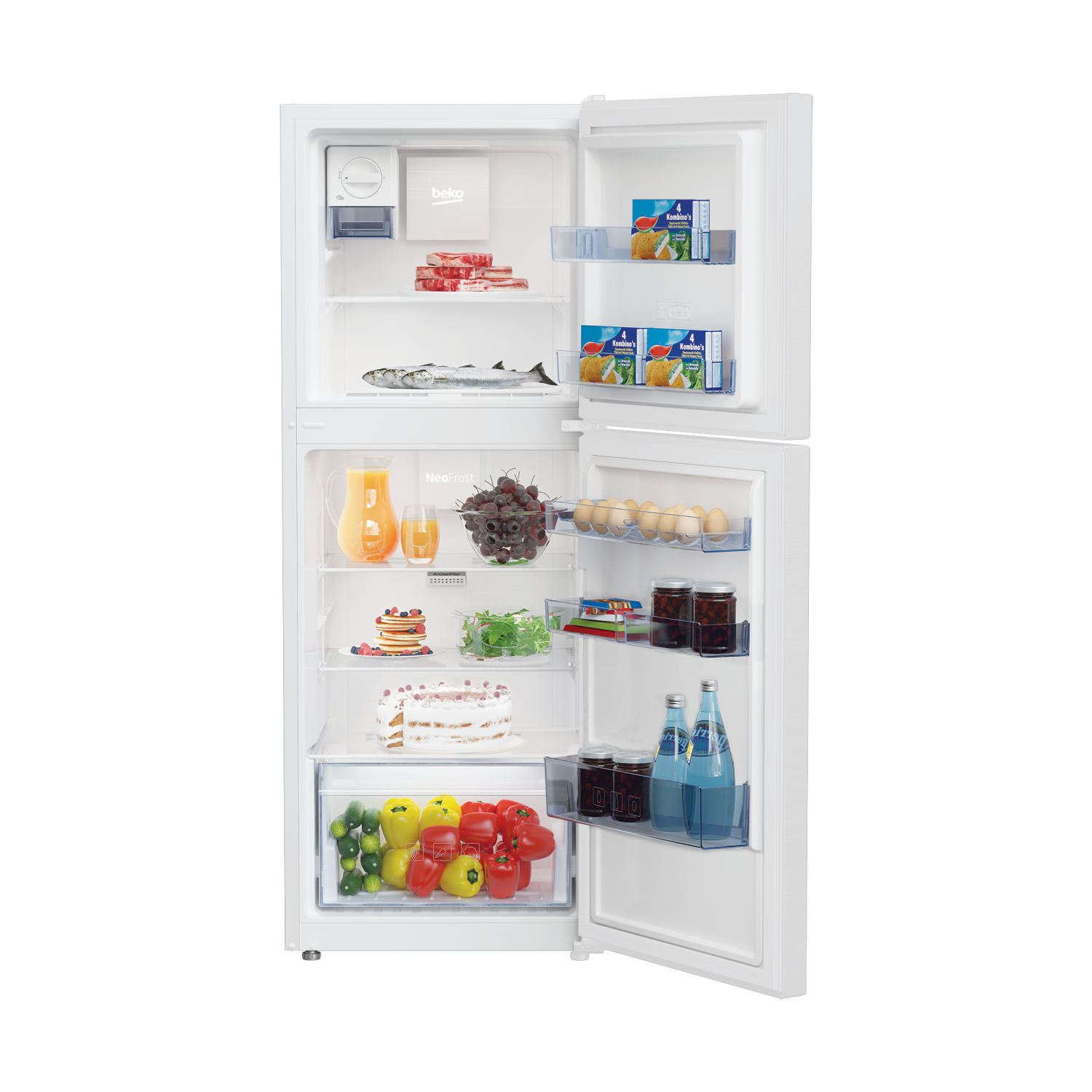 Beko RDNT230I20W fridge-freezer Freestanding – image 3