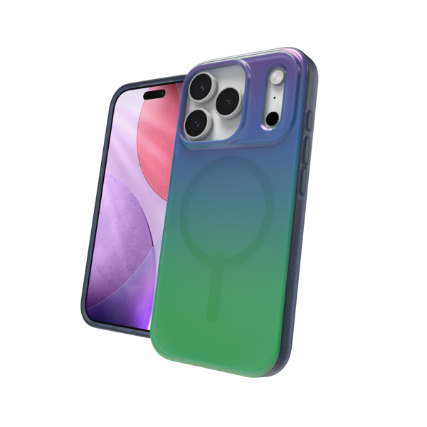 ZAGG Milan Snap coque de protection pour téléphones portables 16 cm (6.3") Housse Vert, Bleu