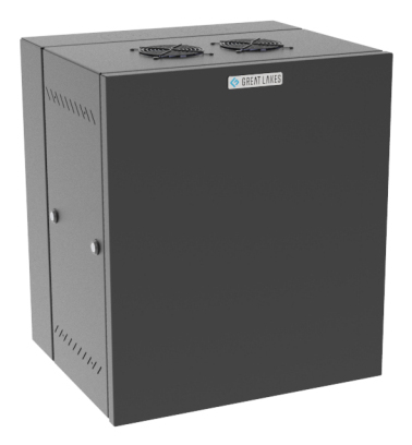 Vertiv GL2418WMS-B-AF rack cabinet 12U Wall mounted rack Black