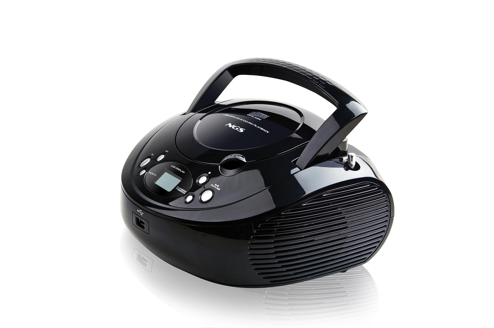 NGS Neon 2.6 W AM, FM Black MP3 playback – image 3