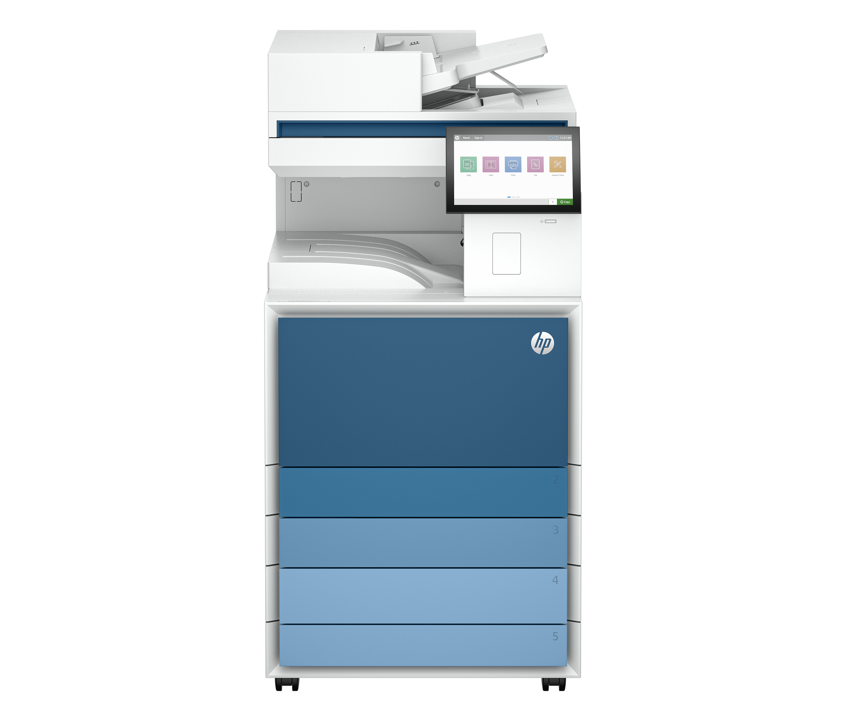 HP LaserJet Ent MFP 8601DN Printer Europe - Multilingual Localization Laser A3 70 ppm