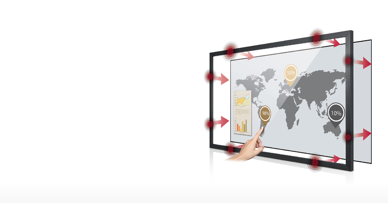LG KT-T32E 81.3 cm (32") Multi-touch USB – image 3