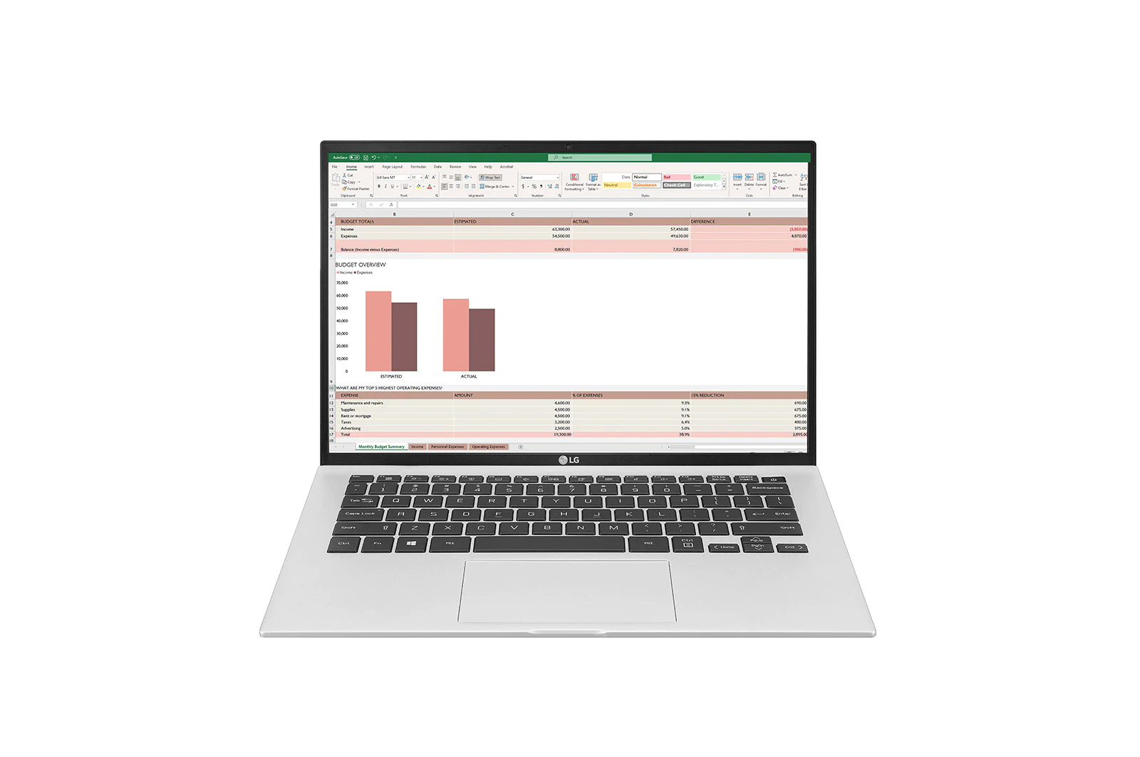 LG Gram 14ZT90P-G.AM33U1 laptop Intel® Core™ i3 i3-1115G4 – image 1