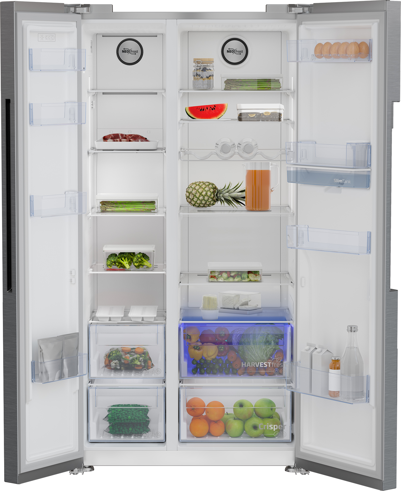 Beko ASD2342VPS Freestanding American Style Fridge Freeze with HarvestFresh™ – image 3