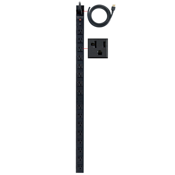 CyberPower PDU20BVT16F power distribution unit (PDU) 16 AC outlet(s) 0U Black – image 2