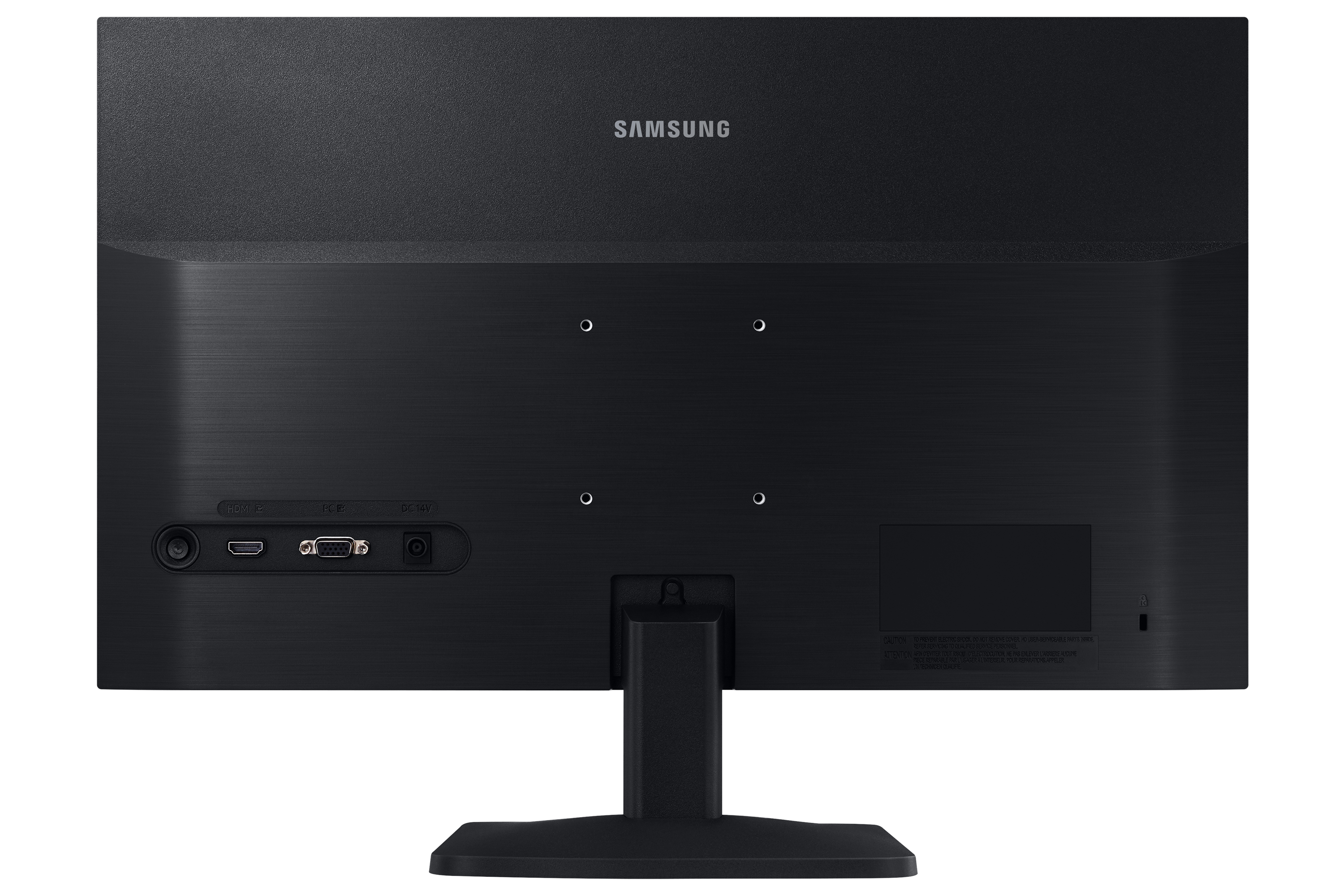 Monitor 24" 1920x1080 60Hz 5ms, Samsung LS24A336NHLXZX, Panel VA, 1 VGA 1 HDMI, VESA 75mm, Negro