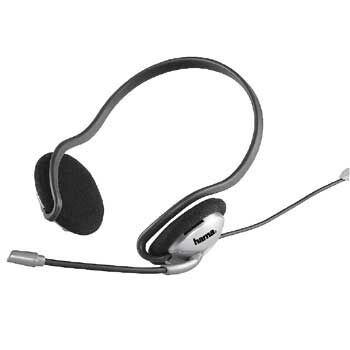 Hama CS-499 Headset Wired Neck-band Calls/Music Black, Silver – image 1