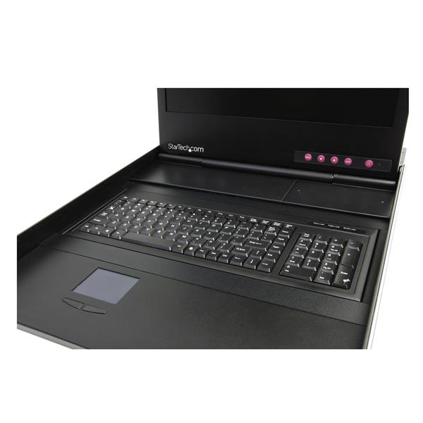 StarTech.com 1U 19" Rackmount LCD Console – USB – Value Series – image 3