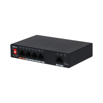Dahua Technology PoE PFS3005-4ET-60 Unmanaged L2 Gigabit Ethernet (10/100/1000) Power over Ethernet (PoE) Black