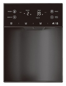 Daewoo RFN-26D1BI side-by-side refrigerator Freestanding – image 3