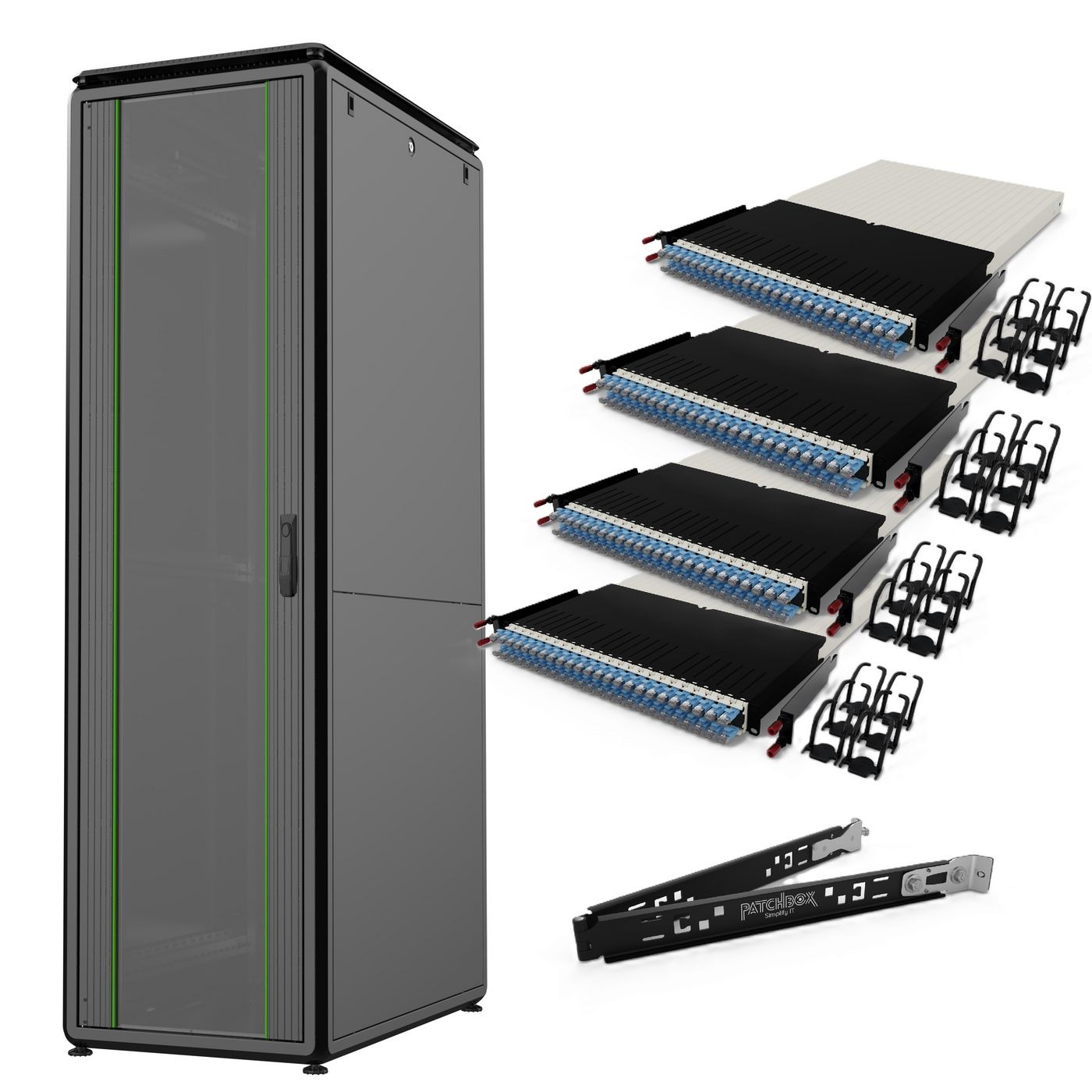 Lanview LV-PB-ENTPRO-BNDL rack cabinet – image 1