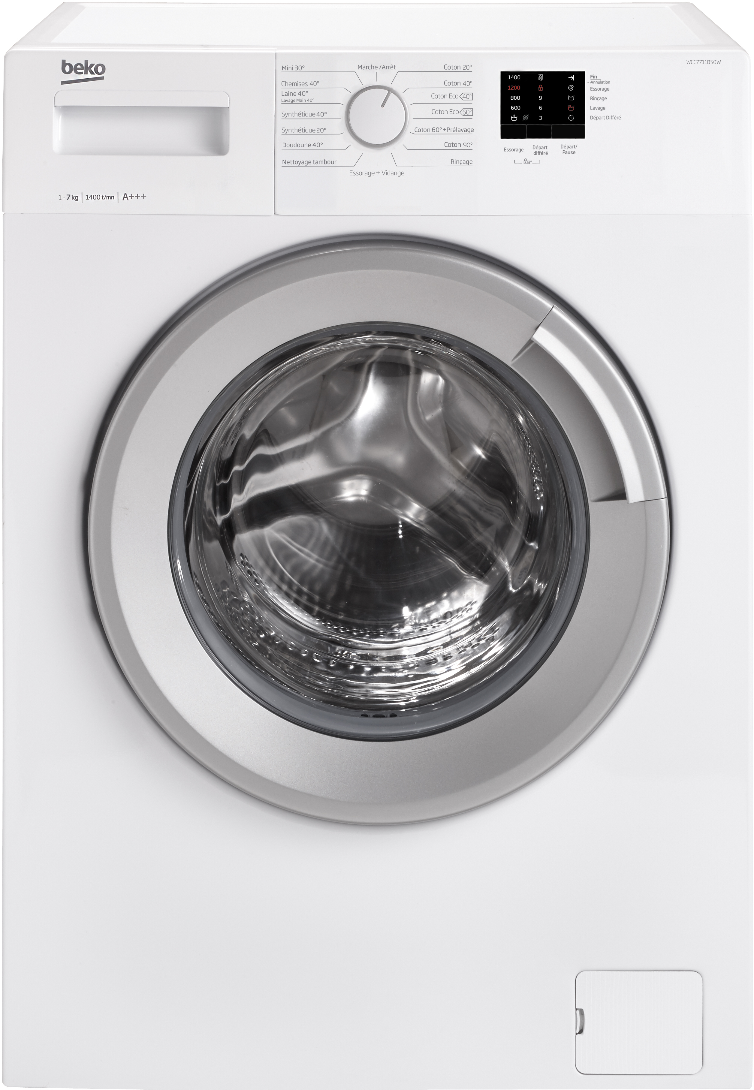 Beko WCC7711BS0W — vue 1 sur 6