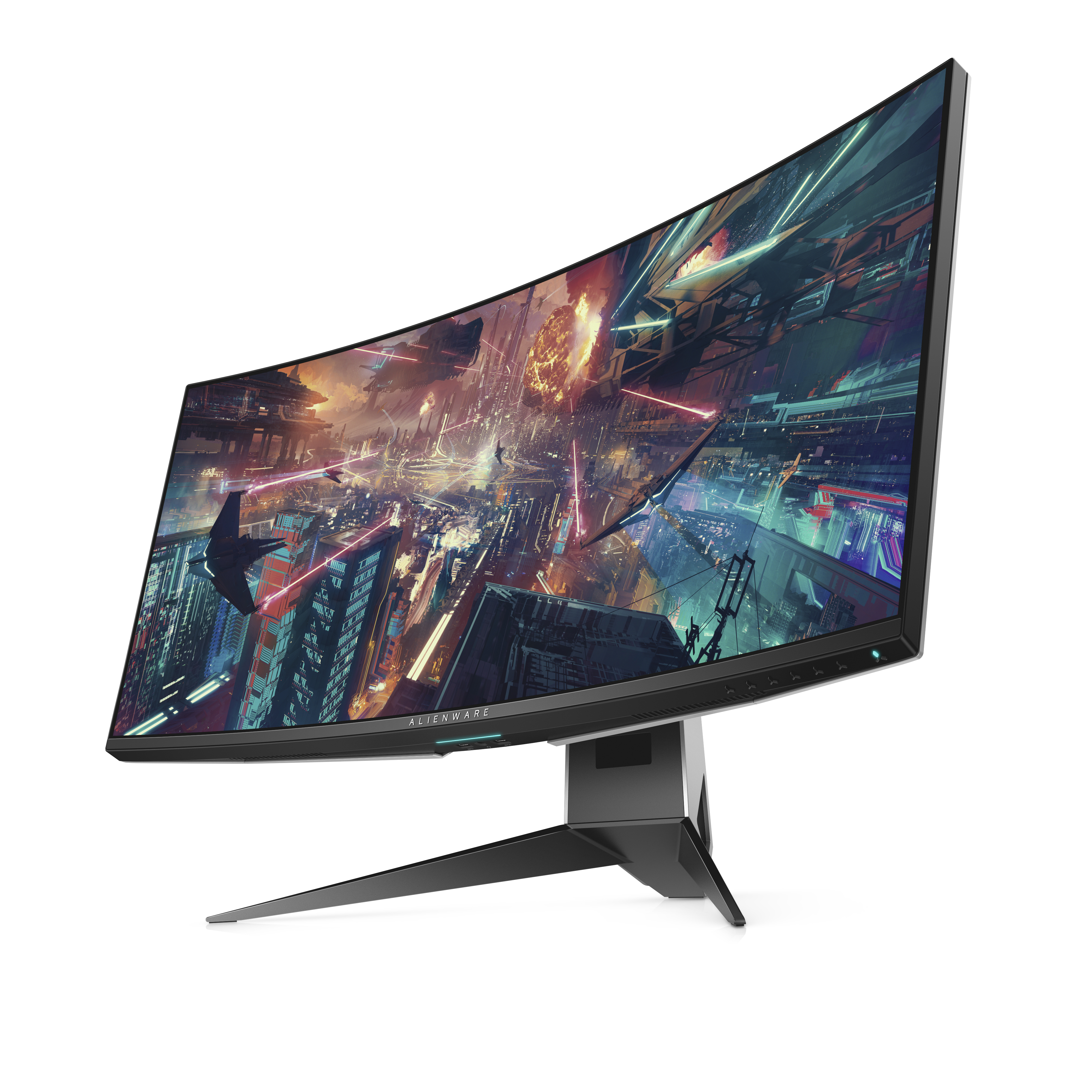 Alienware AW3418DW computer monitor 86.7 cm (34.1″) 3440 x 1440 pixels UltraWide Quad HD LCD Black, Silver image 4