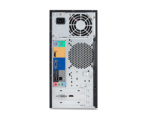 Acer Veriton S2710G Intel Pentium G G4560 4 GB DDR4-SDRAM 1 TB HDD FreeDOS Desktop PC Black image 2