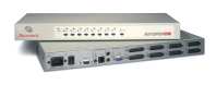 Vertiv AutoView 200 2x8 KVM Switch - 2 users, 8 systems, switch with receiver