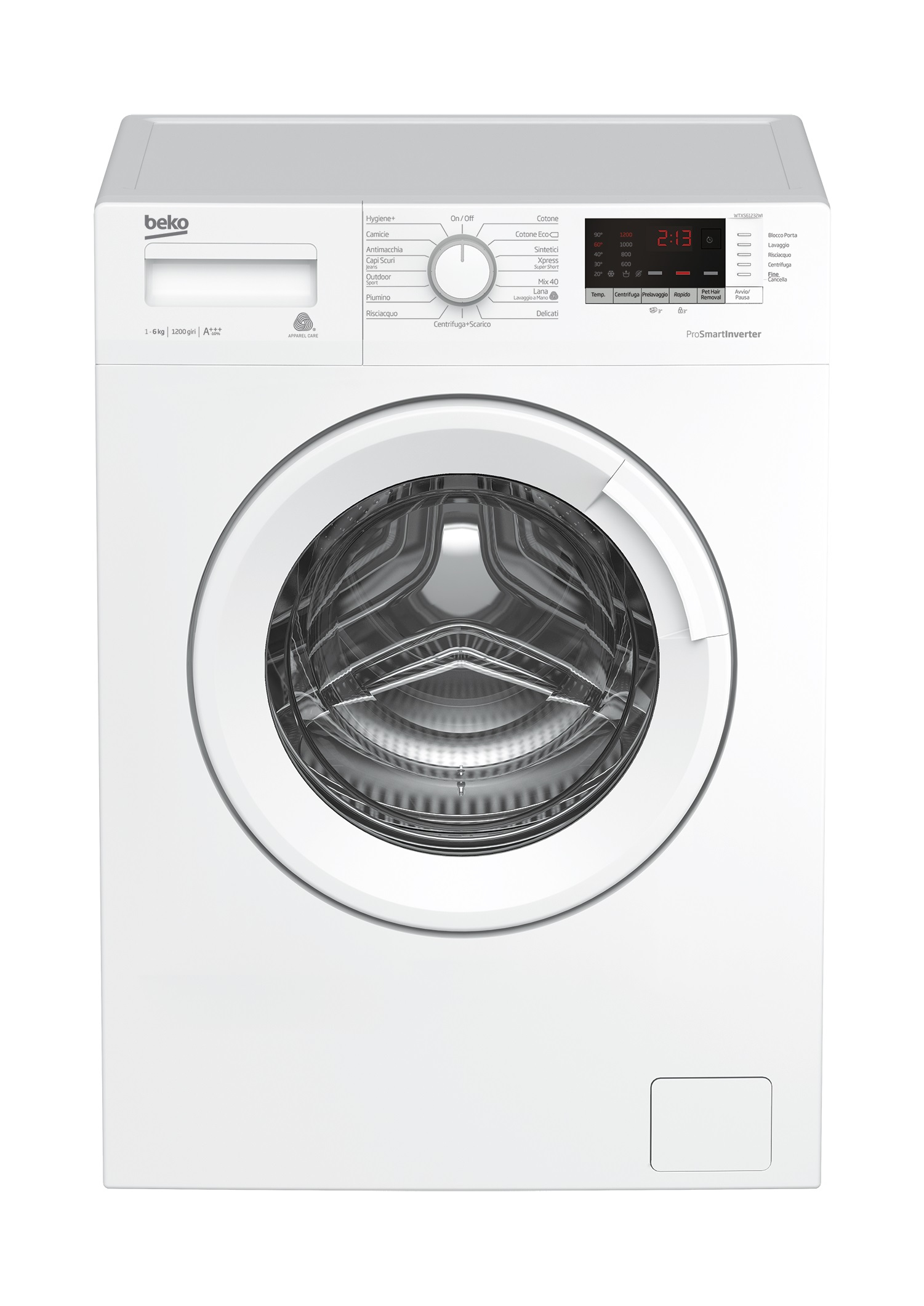 Beko WTXS 61232 WI — vue 1 sur 2