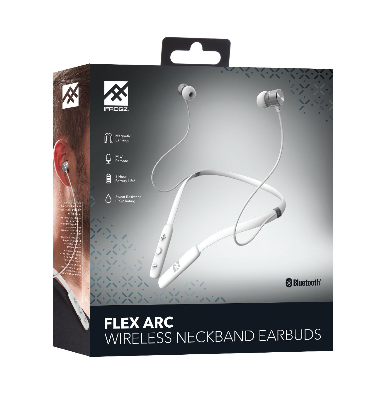 ZAGG Flex Arc Headset Wireless In-ear, Neck-band Calls/Music Bluetooth White image 4
