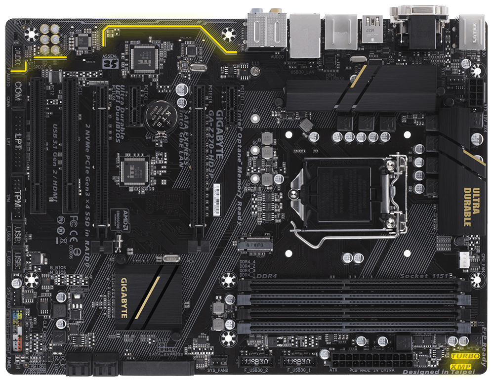 GIGABYTE GA-Z270-HD3P motherboard Intel® Z270 LGA 1151 (Socket H4) ATX – image 4