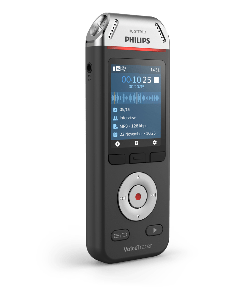 Philips Voice Tracer DVT2810/00 dictaphone Flash card Black, Chrome – image 5