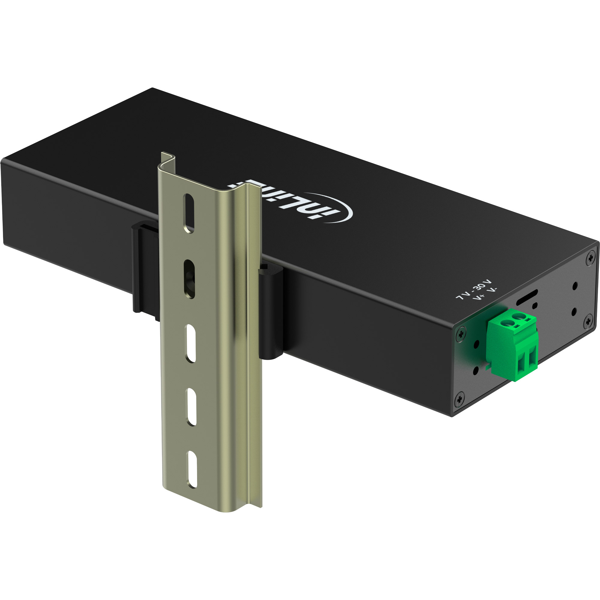InLine 35396C interface hub USB 3.2 Gen 1 (3.1 Gen 1) Type-B 5000 Mbit/s Black – image 4