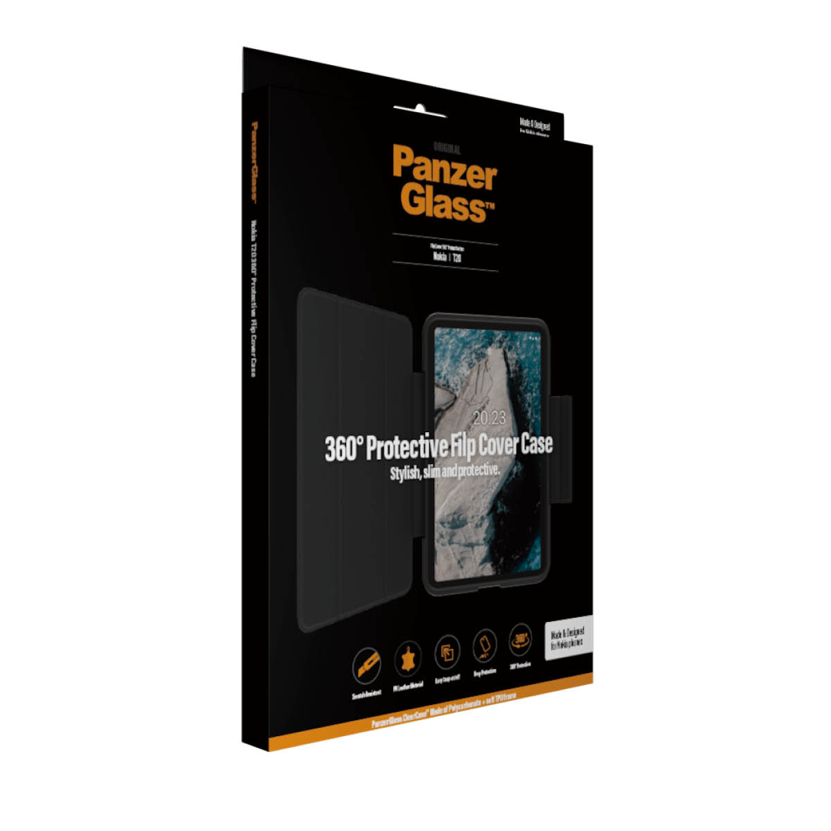 PanzerGlass® Flip Cover Nokia T20 – image 4