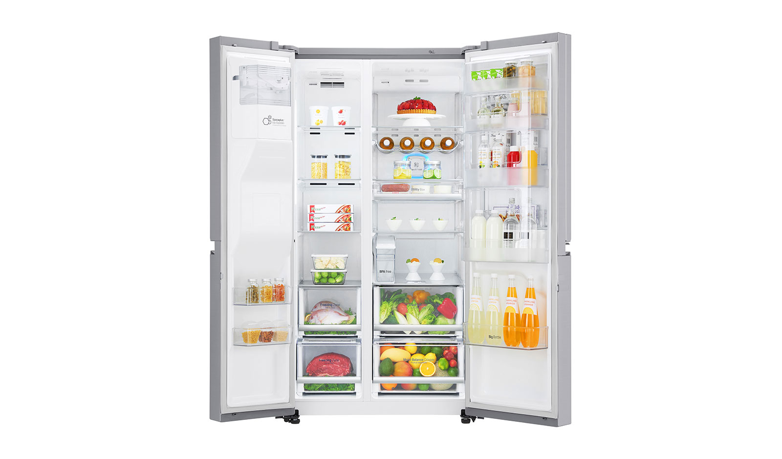LG GSJ961NEAZ side-by-side refrigerator Freestanding – image 5