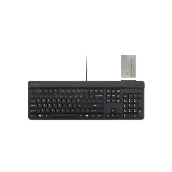Kensington KB201C Simple SolutionsWired Keyboard with Smart Card Reader (CAC) - TAA – image 5