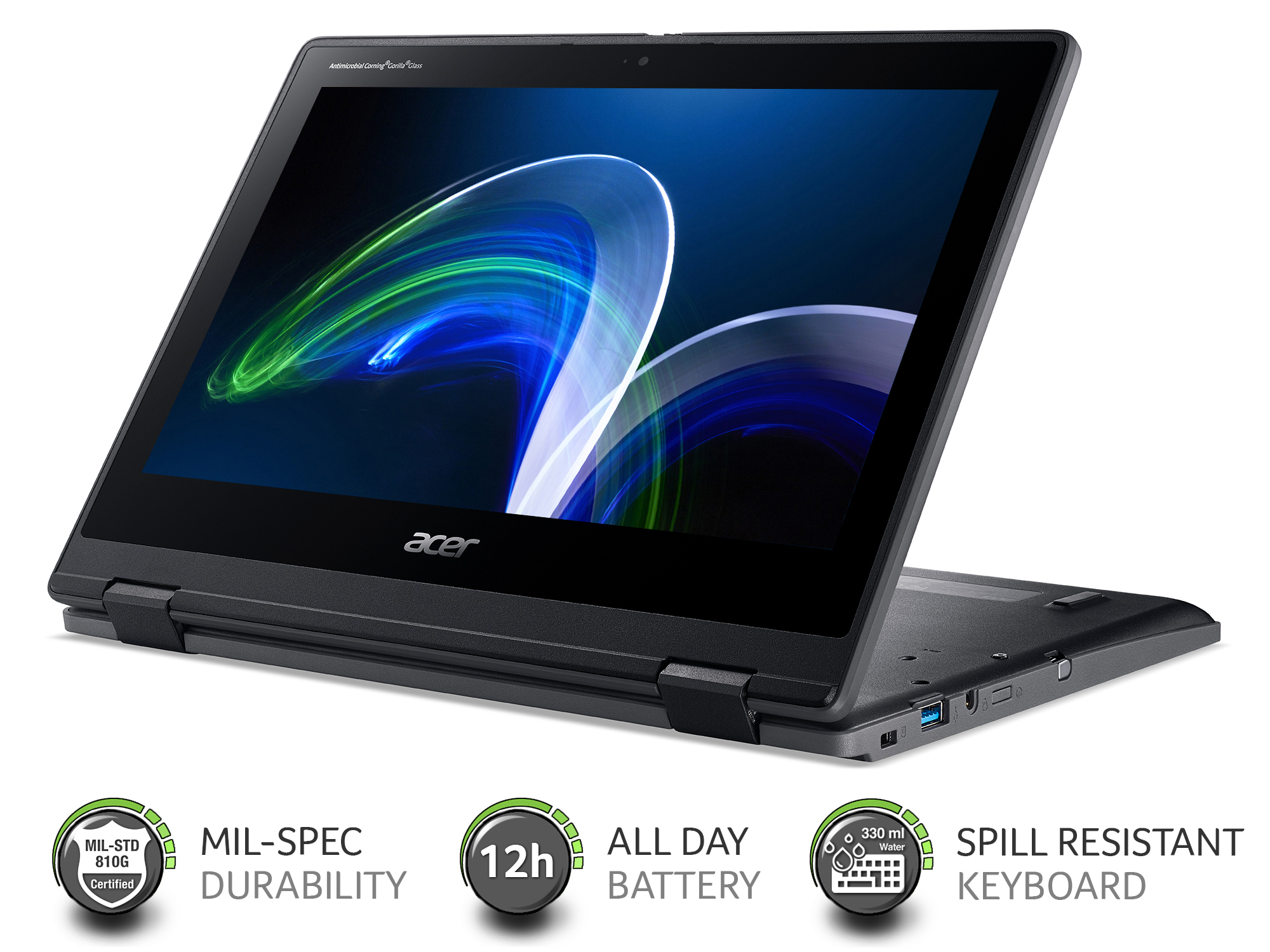 Acer TravelMate Spin B3 B311R-31-C2K1 Intel® Celeron® N N4020 Hybrid (2-in-1) – image 9