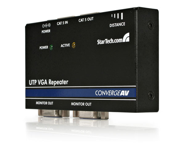 StarTech.com Converge A/V VGA Cat5 UTP Repeater/Extender
