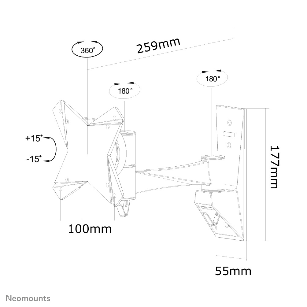Neomounts tv wall mount – image 7
