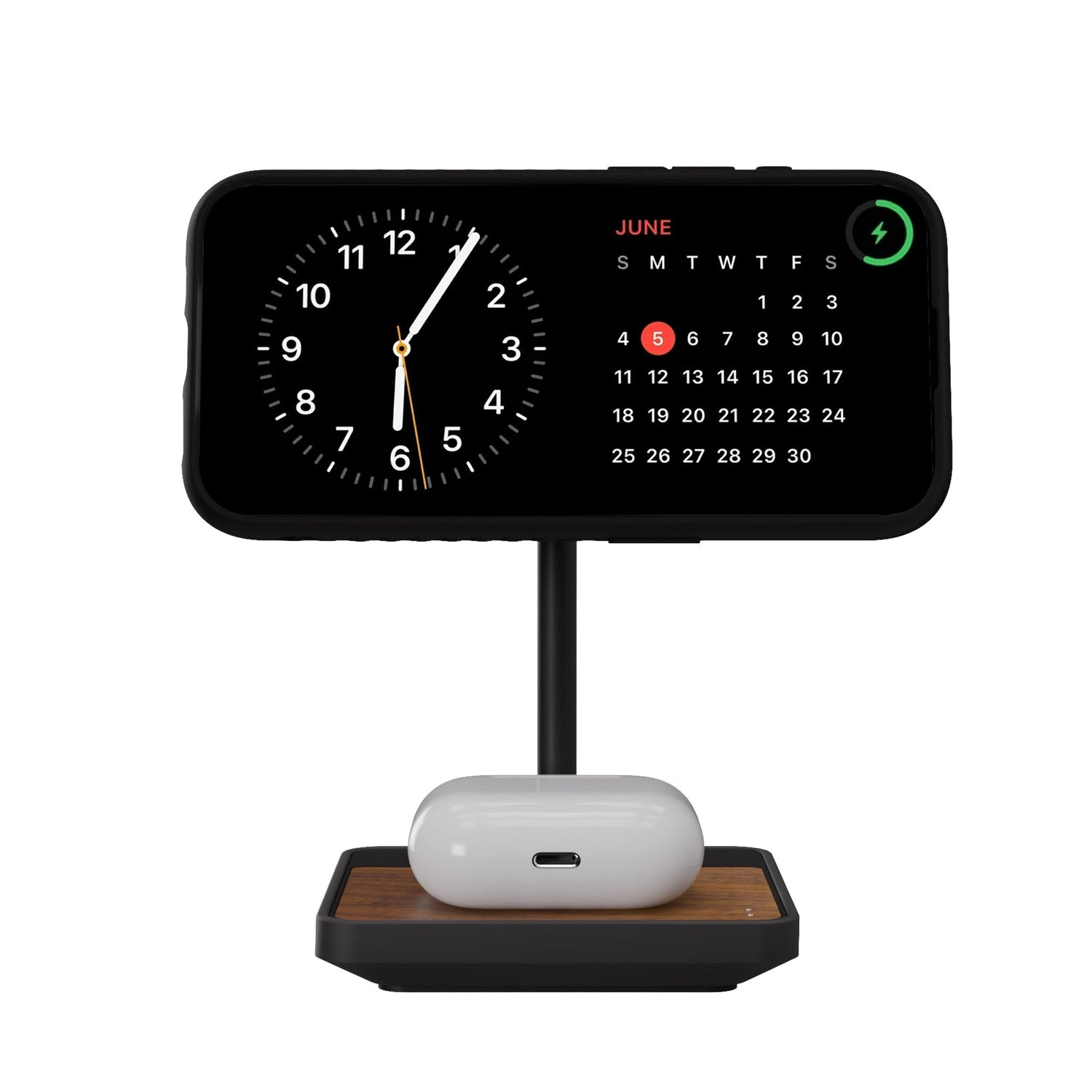 Mous Charging Stand with Qi2 — Walnut – image 3