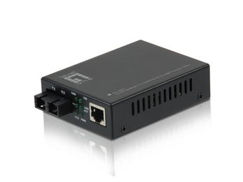 LevelOne 10/100/1000BASE-T to 1000BASE-SX MMF SC Converter, 550m – image 2