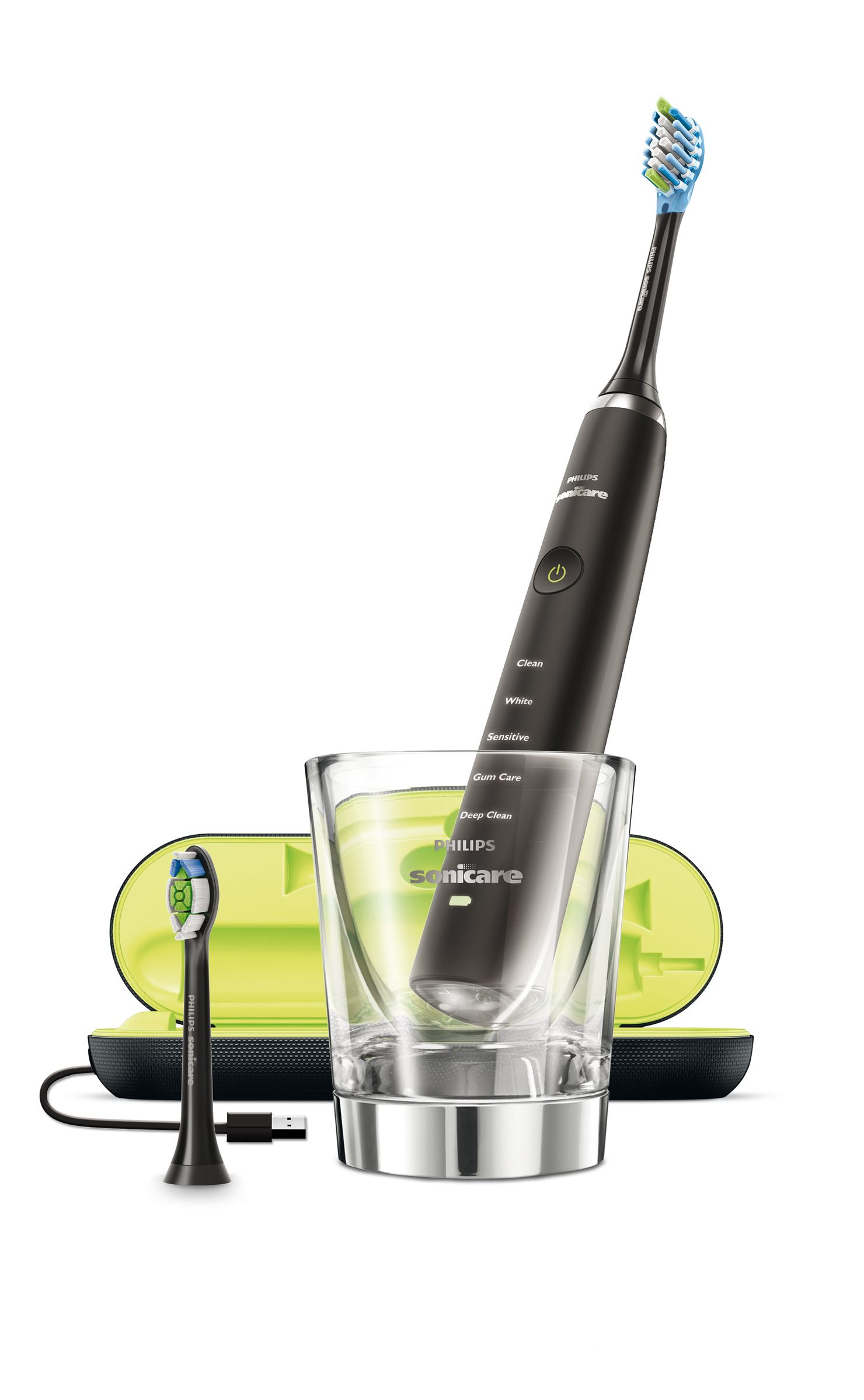 Philips Sonicare DiamondClean HX9358/88 electric toothbrush Adult Sonic toothbrush Black
