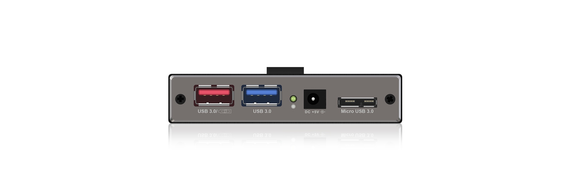 ICY BOX IB-AC617 USB 3.2 Gen 1 (3.1 Gen 1) Type-A 5000 Mbit/s Black – image 8