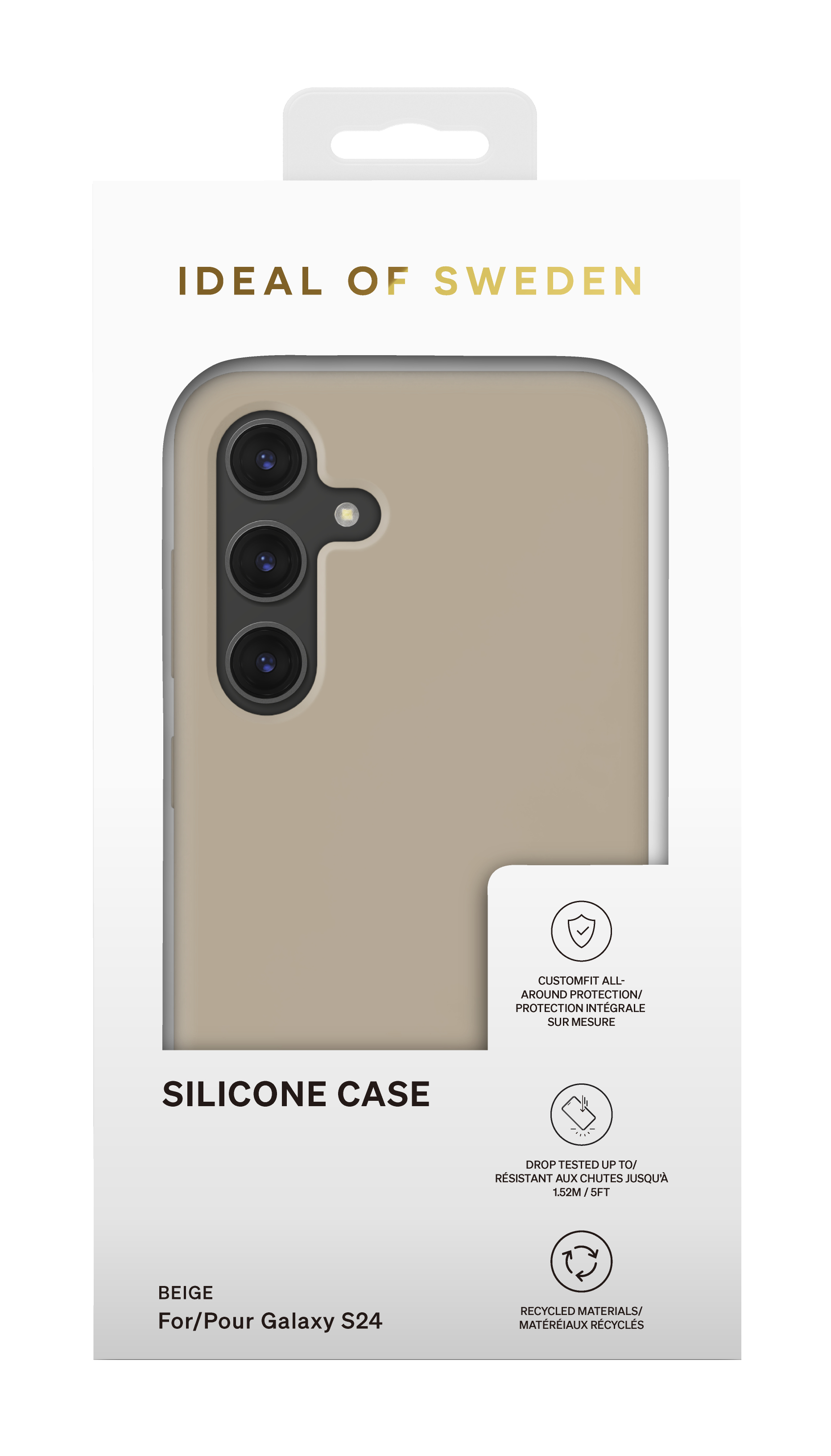 iDeal of Sweden Silicone Case Galaxy S24 / S25 Beige – image 4