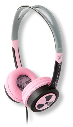 IFROGZ Toxix Headphones Wired Black, Grey, Pink