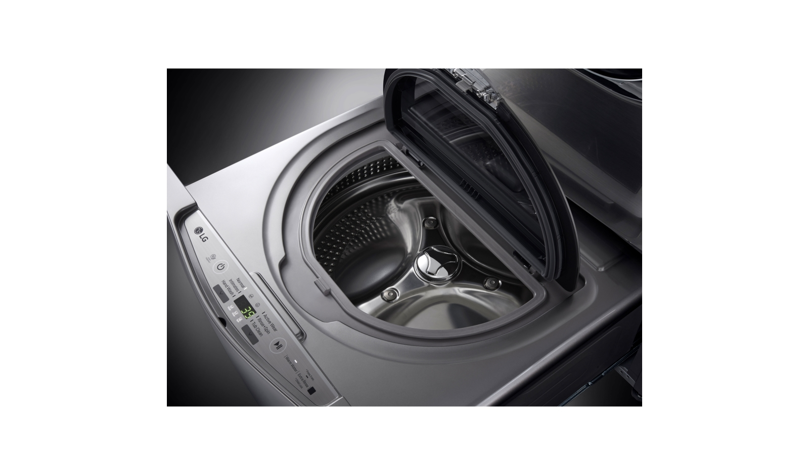 LG WD200CV washing machine Top-load 700 RPM Graphite, Stainless steel – image 5