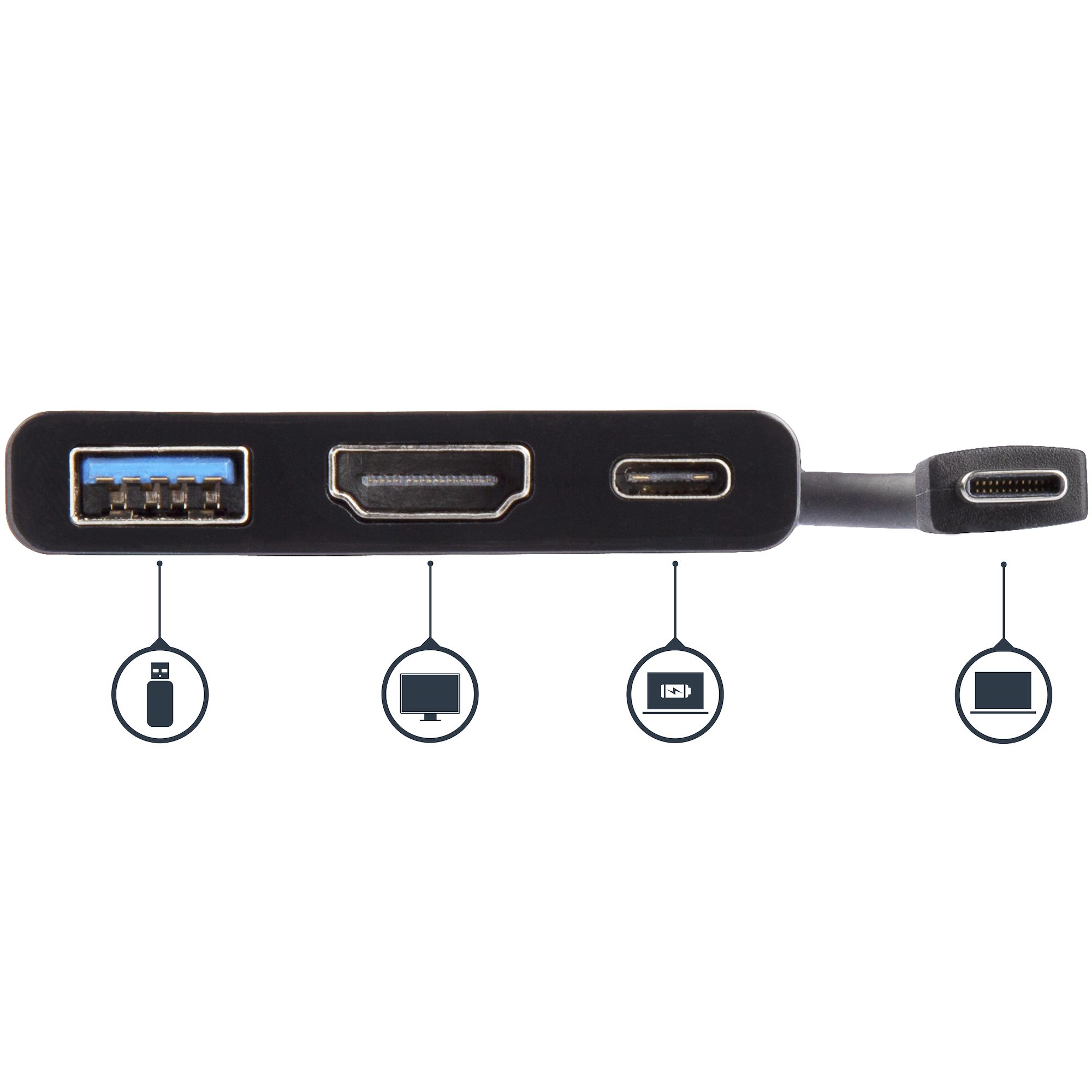 StarTech.com USB-C Multiport Adapter with HDMI - USB 3.0 Port – image 4