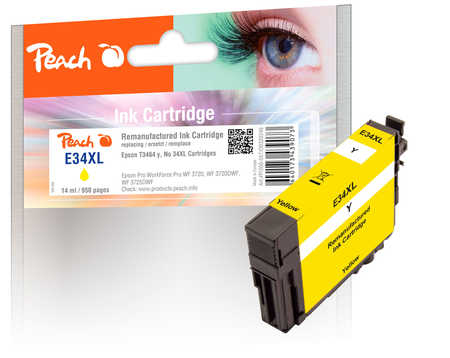 Peach PI200-557 ink cartridge 1 pc(s) Compatible High (XL) Yield Yellow
