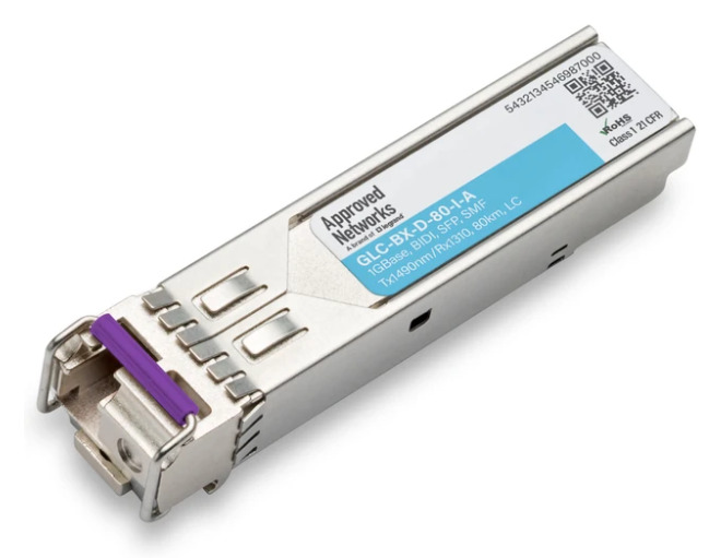 Legrand GLC-BX-D-80-I-A network transceiver module Fiber optic 1000 Mbit/s SFP 1310 nm