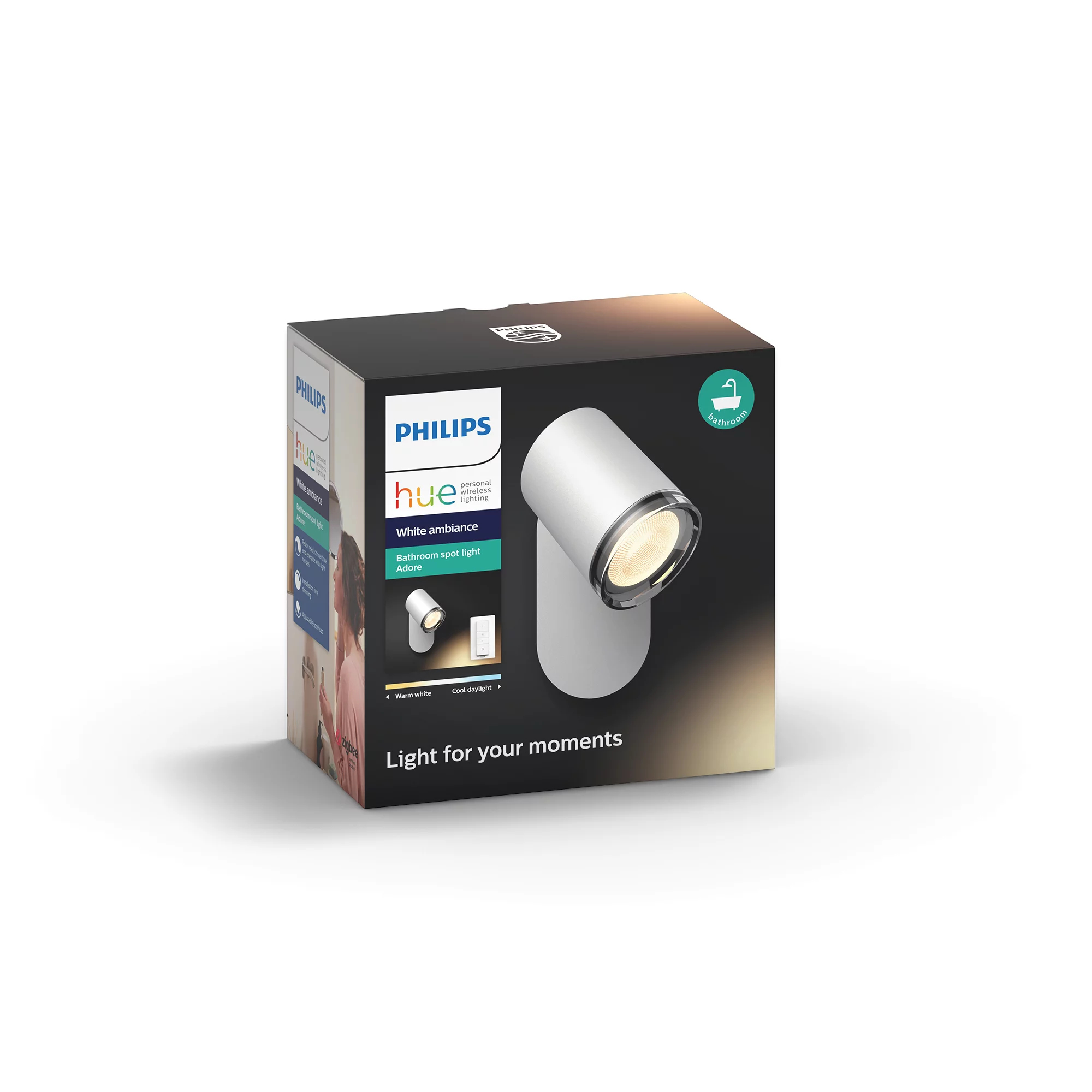 Philips by Signify Philips Hue White ambience Adore Bathroom spot light – image 5