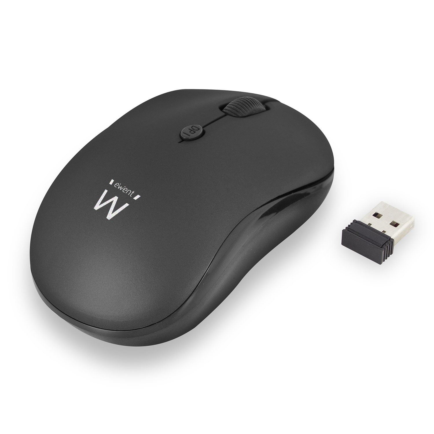Ewent EW3232 mouse Office Ambidextrous RF Wireless Optical 1600 DPI