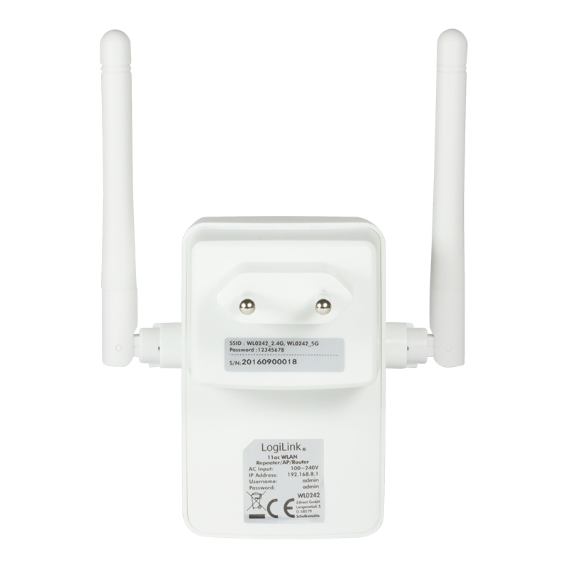 LogiLink WL0242 bridge/repeater 733 Mbit/s White – image 4